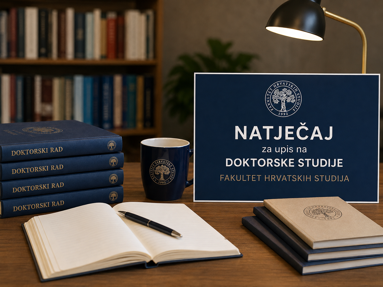 Natječaj za upis 1. godine doktorskih studija na Fakultetu hrvatskih studija Sveučilišta u Zagrebu u akademskoj godini 2026./2027.
