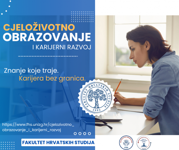Mrežna stranica Cjeloživotno obrazovanje i karijerni razvoj Fakulteta hrvatskih studija Sveučilišta u Zagrebu