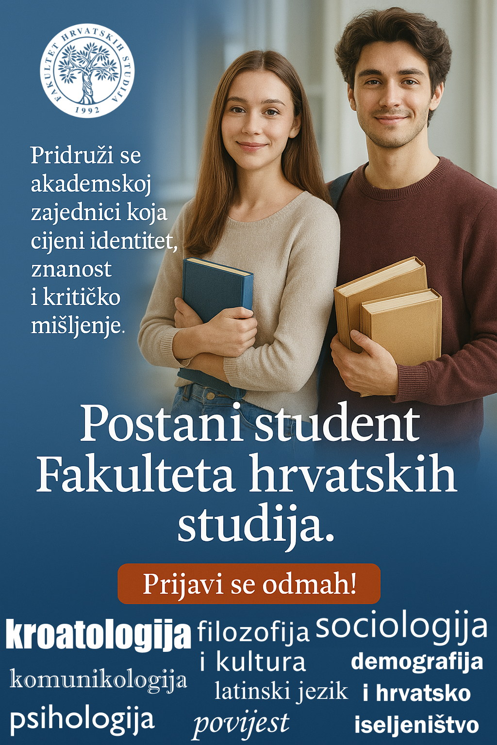 Upisi na Fakultet hrvatskih studija